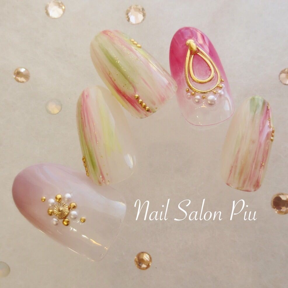 Nail Salon Piuさんのネイルデザイン エスニック 夏ネイル Tredina