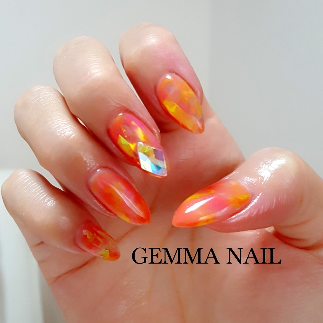 六本木ネイルサロン Gemma Nail さんのネイルデザイン 夏ネイル