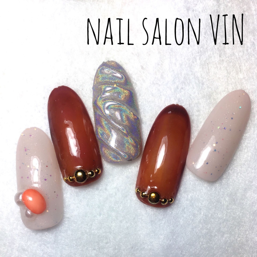 ネイルサロンvinヴィンさんのネイルデザイン Gelnail シンプル