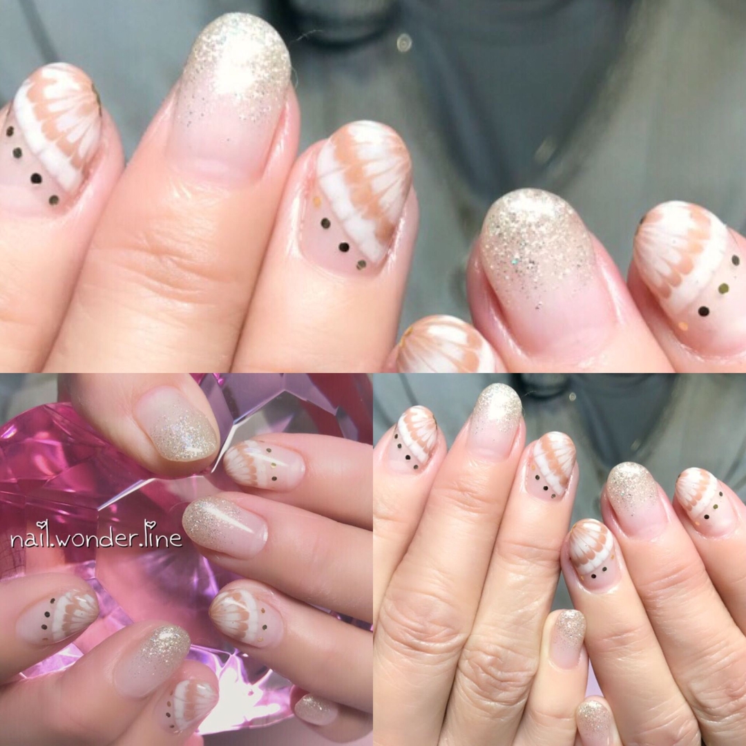 Nailwonderlineさんのネイルデザイン ピーコックネイルハンド