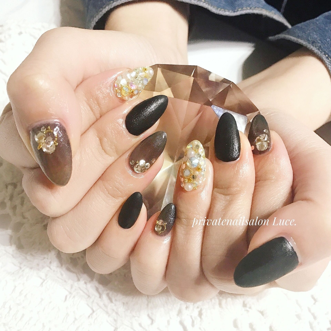 Privatenailsalon Luce のネイルデザイン Tredina 大人可愛い マットネイル Tredina