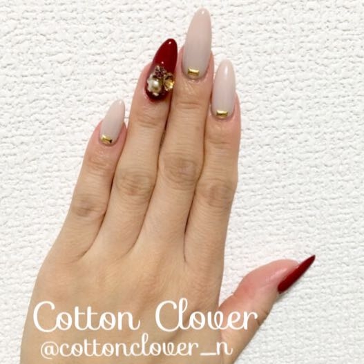 Nail Salon Cotton Cloverのネイルデザイン ネイル 冬ネイル 大人可愛い Tredina