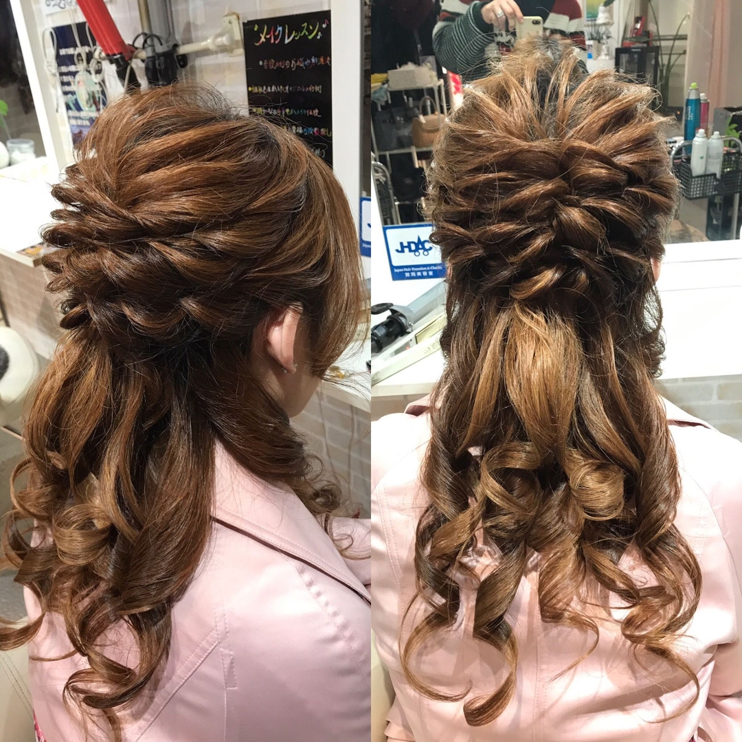 Hair Make 8lamia8 ラミア のヘアスタイル ネイル エクステ ハーフアップ Tredina