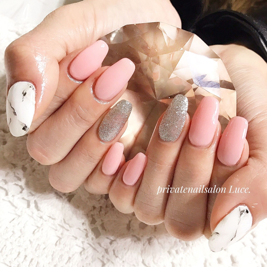 Privatenailsalon Luce のネイルデザイン ネイル Tredina 大人可愛い Tredina