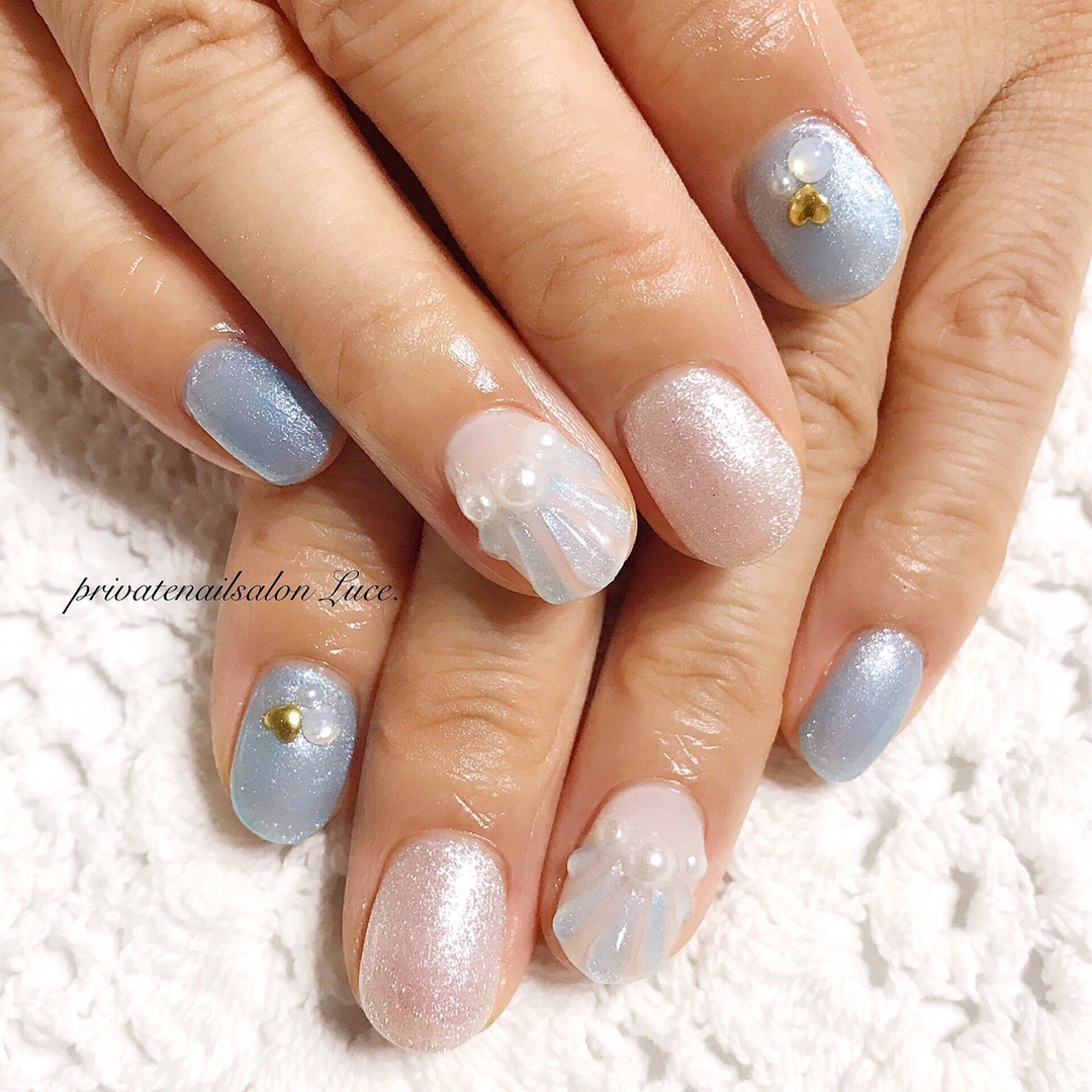 Privatenailsalon Luce のネイルデザイン ネイル Tredina 大人可愛い Tredina