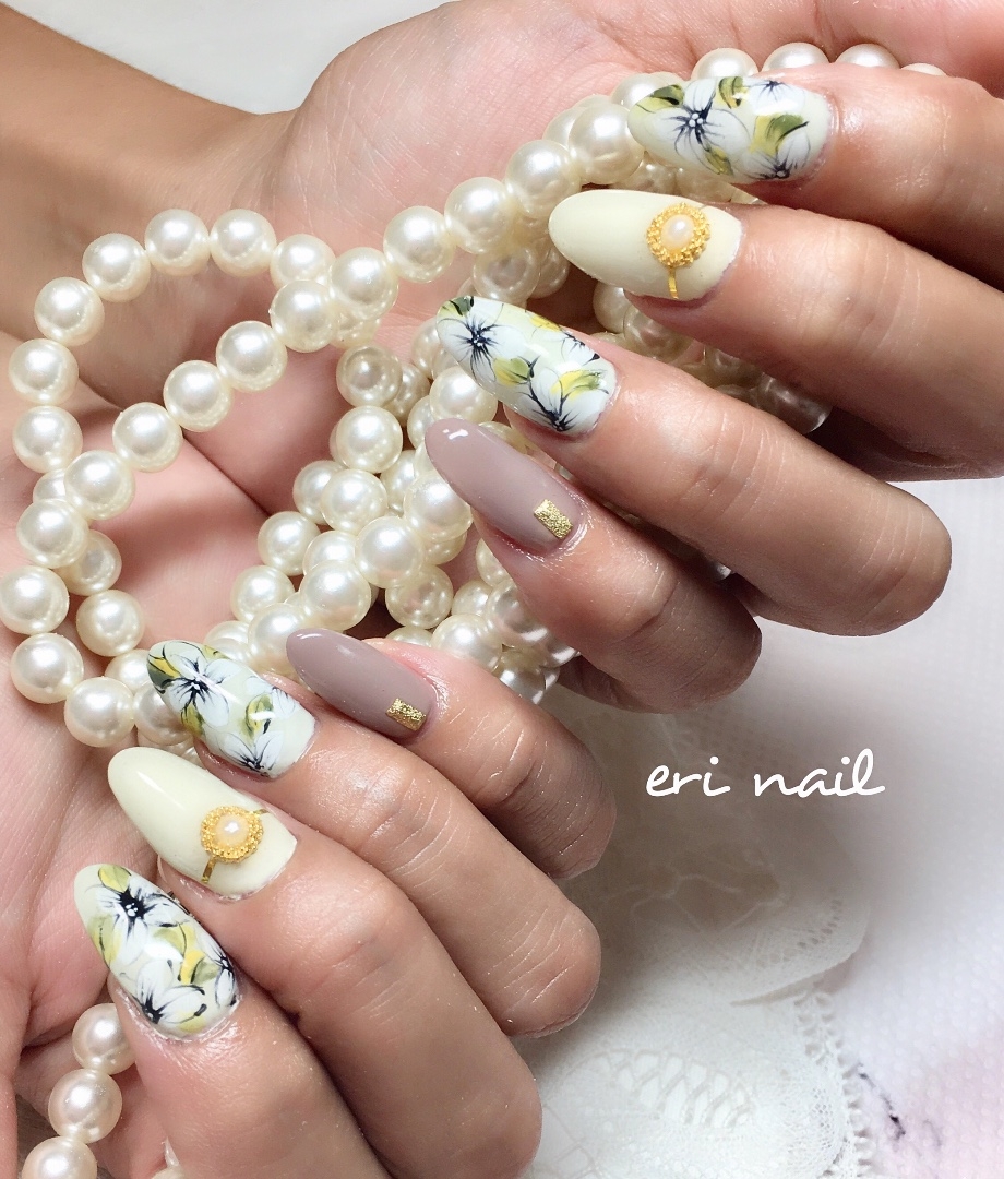 名古屋市天白区プライベートサロンeri Nailさんのネイルデザイン 秋冬