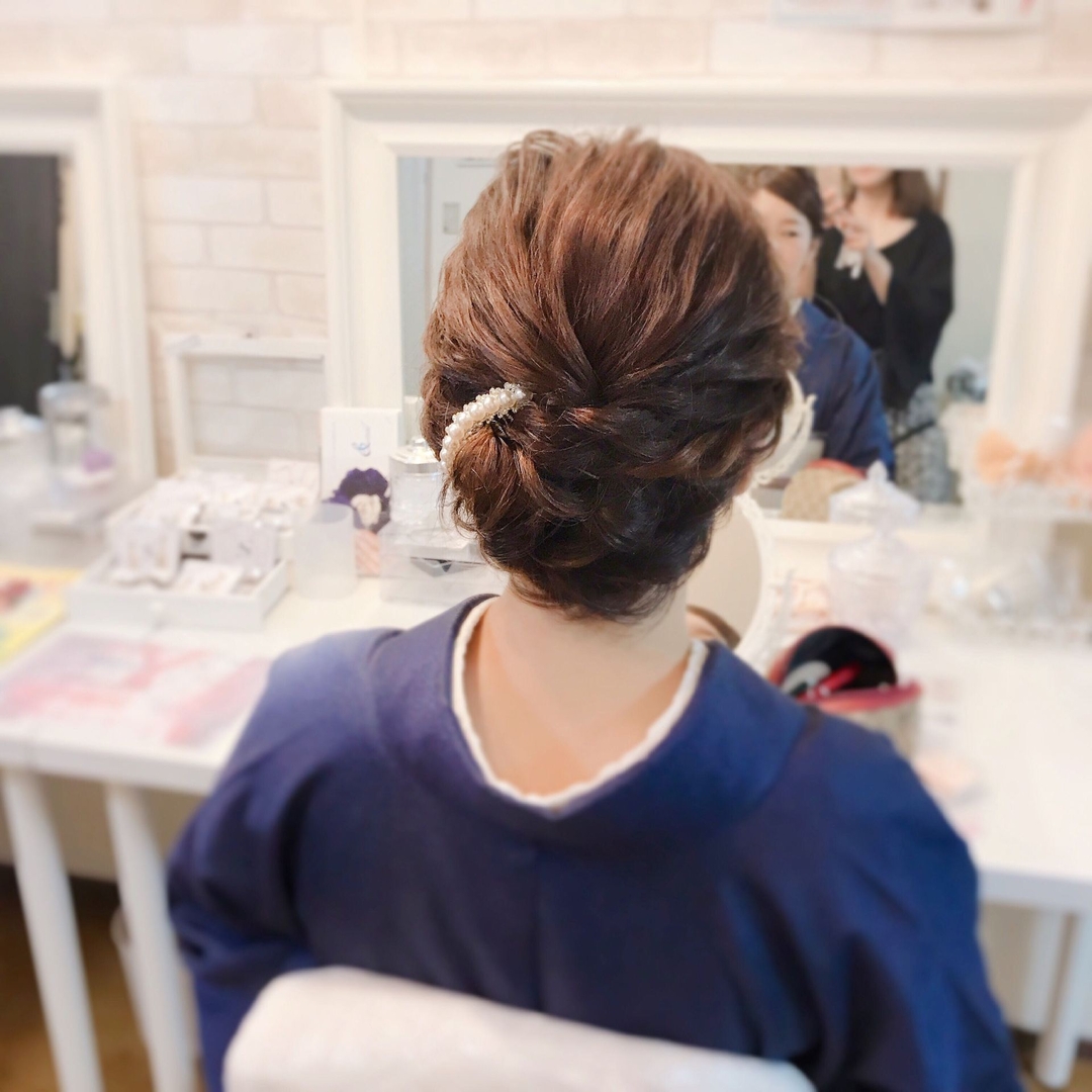 Moriyama Mamiのヘアスタイル ヘアアレンジ 編み込み 結婚式 Tredina
