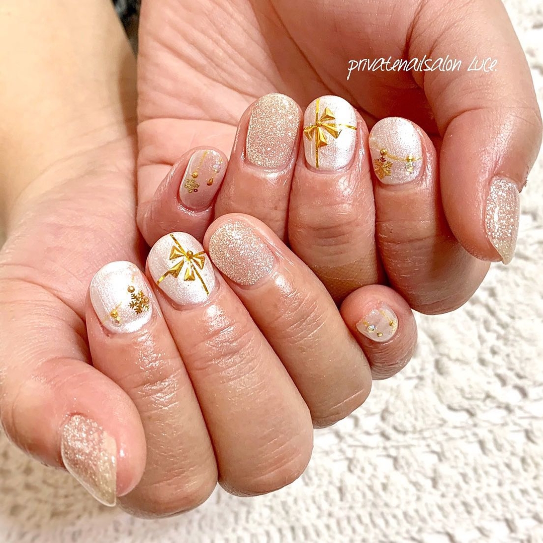 Privatenailsalon Luce のネイルデザイン ネイル Tredina 大人可愛い Tredina