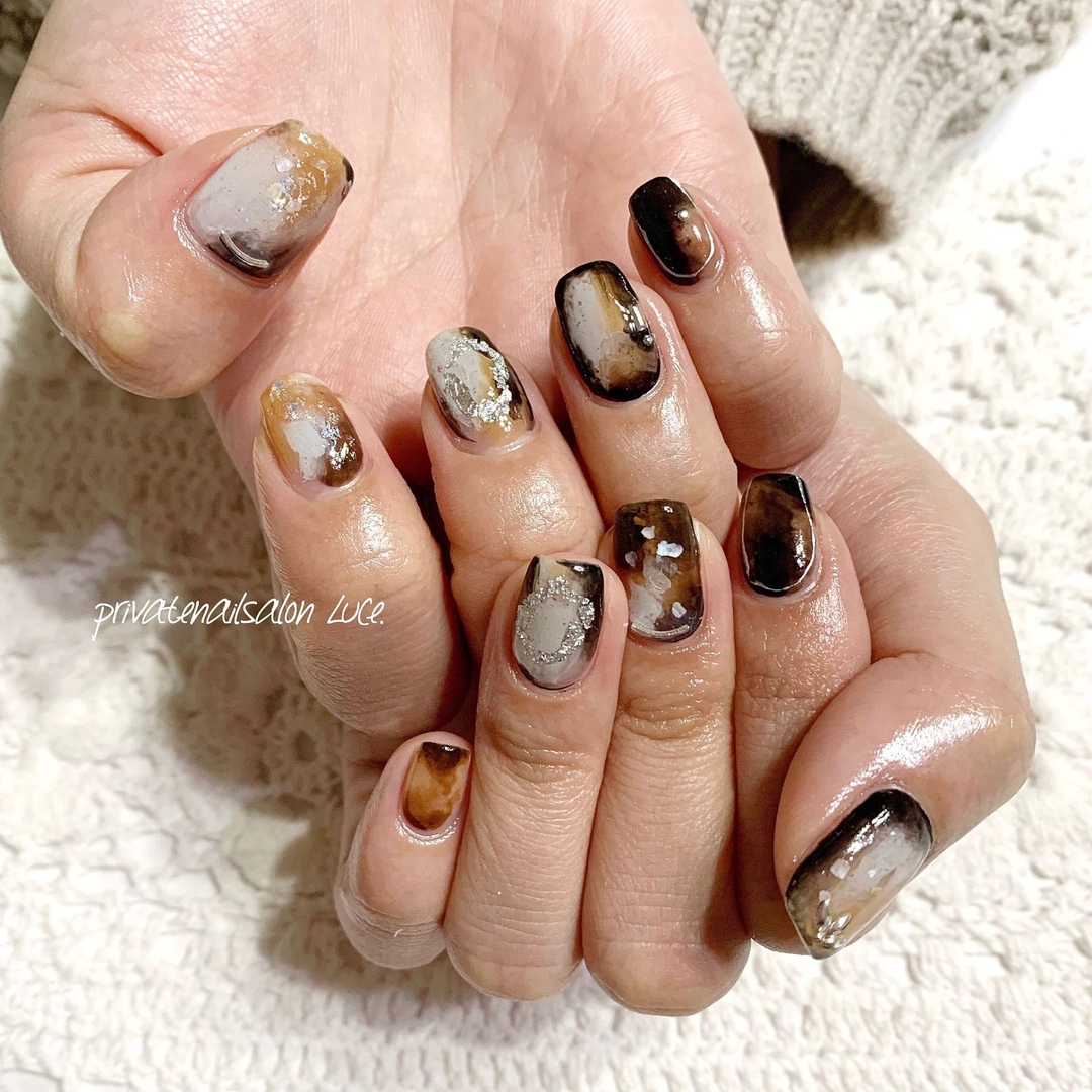 Privatenailsalon Luce のネイルデザイン ネイル Tredina 大人可愛い Tredina