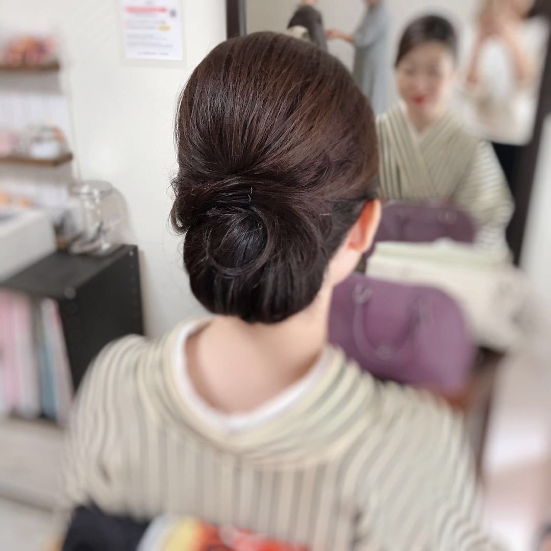 Moriyama Mamiさんのヘアスタイル シニヨンスタイル0