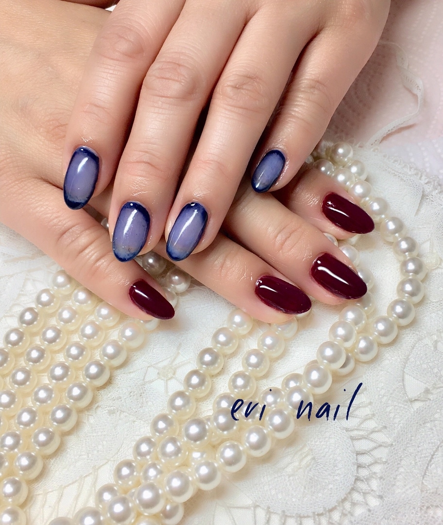 名古屋市天白区プライベートサロンeri Nailさんのネイルデザイン 個性