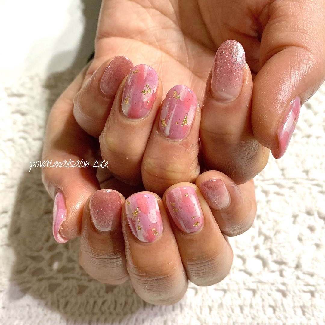 Privatenailsalon Luceさんのネイルデザイン ネイルジェルネイルn