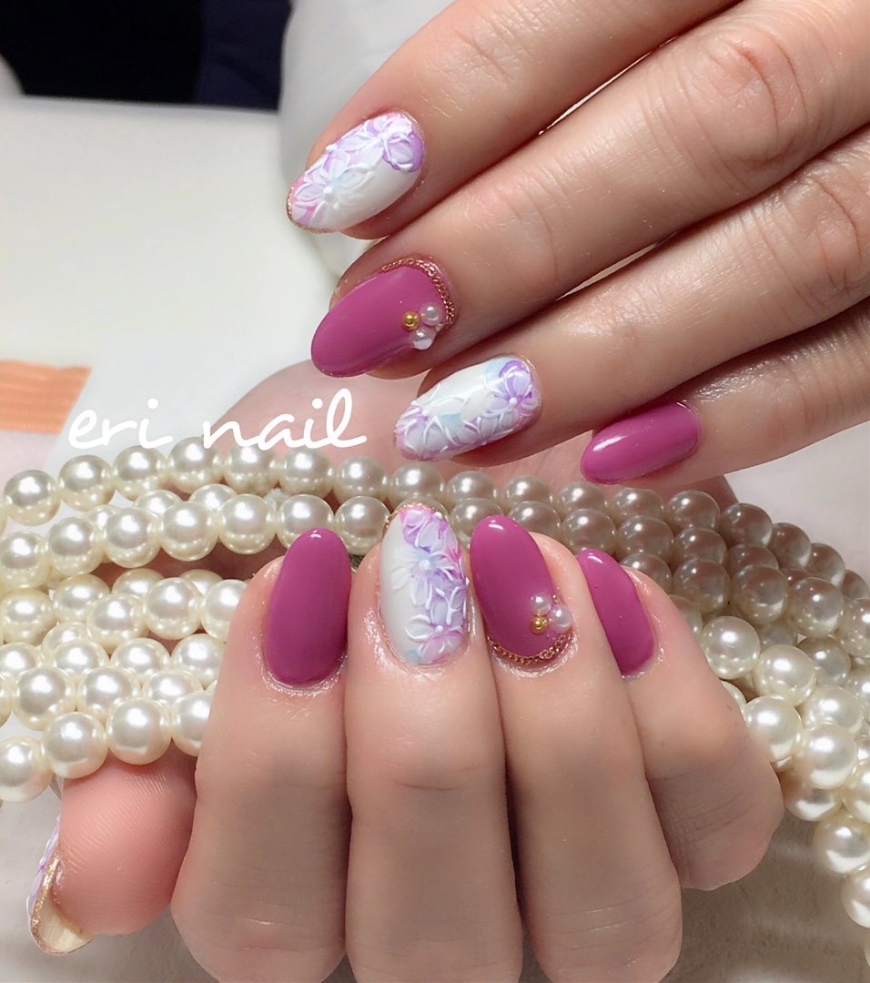 名古屋市天白区プライベートサロンeri Nailさんのネイルデザイン