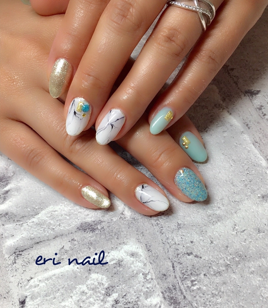 名古屋市天白区プライベートサロンeri Nailさんのネイルデザイン