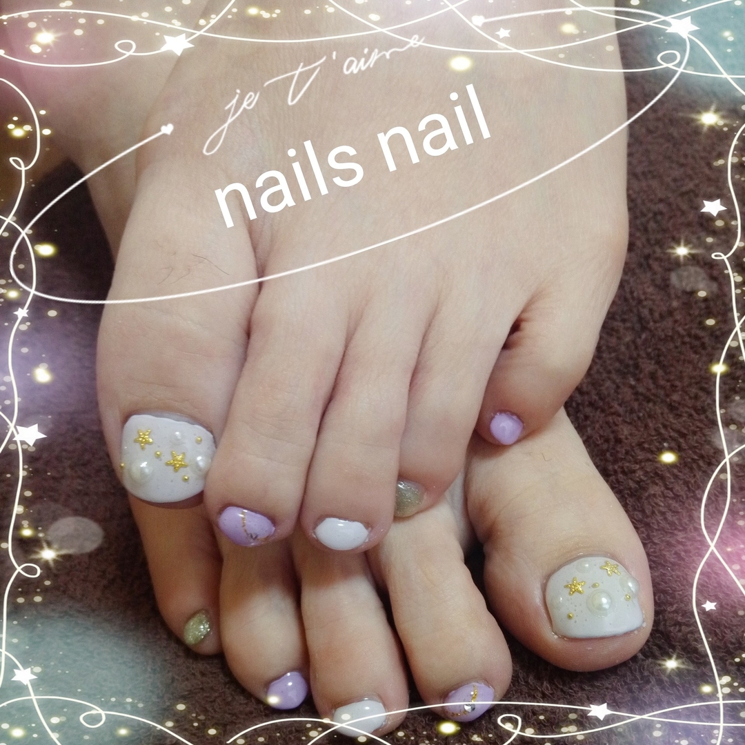 Nails Naoのネイルデザイン 秋ネイル フットネイル フットジェル Tredina