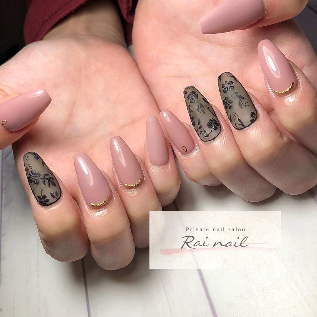 奈良 田原本 Rai Nail Risaのネイルデザイン ネイル 秋ネイル フットネイル Tredina