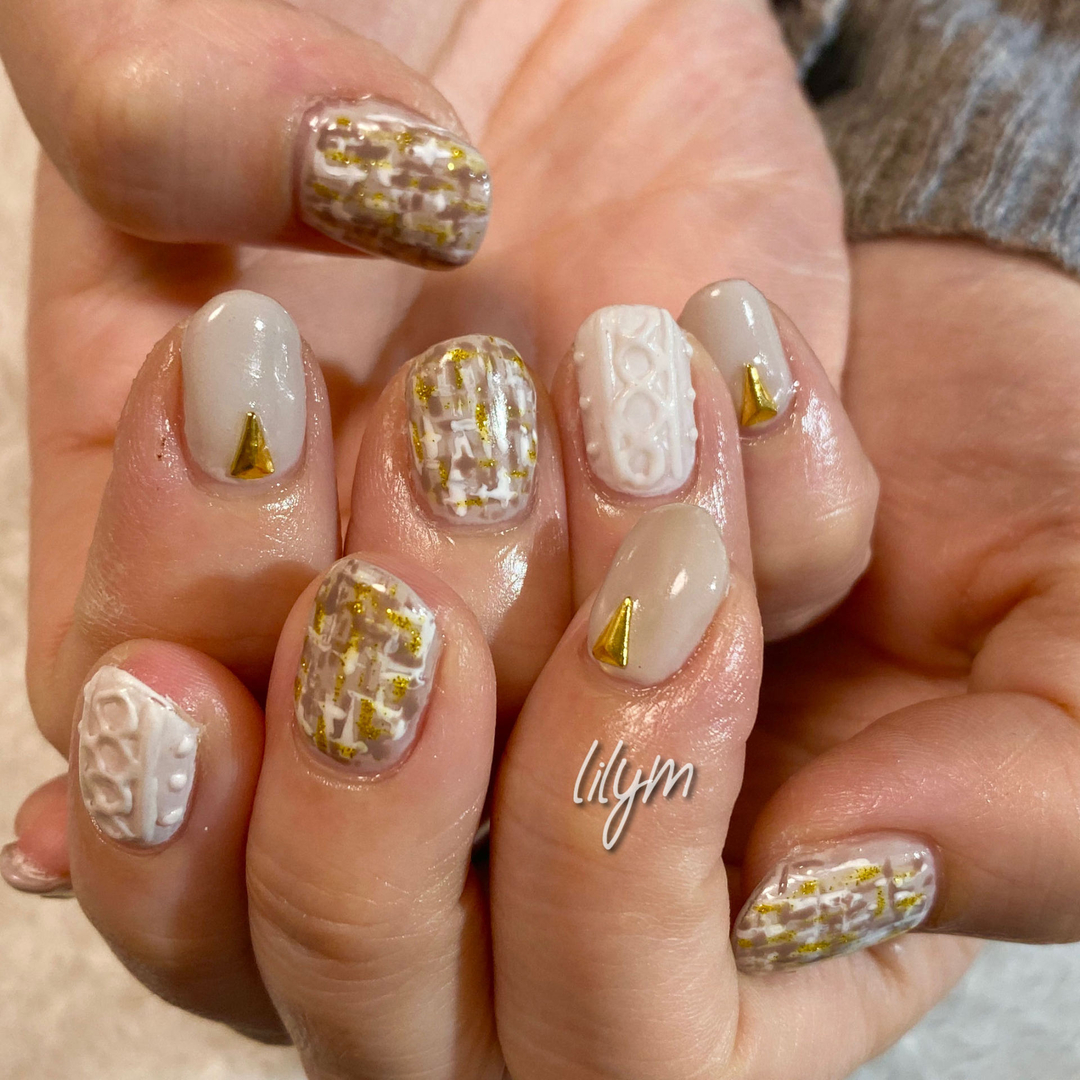 Lilym Nailのスナップ 秋ネイル プライベートサロン 佐賀市ネイルサロン Tredina