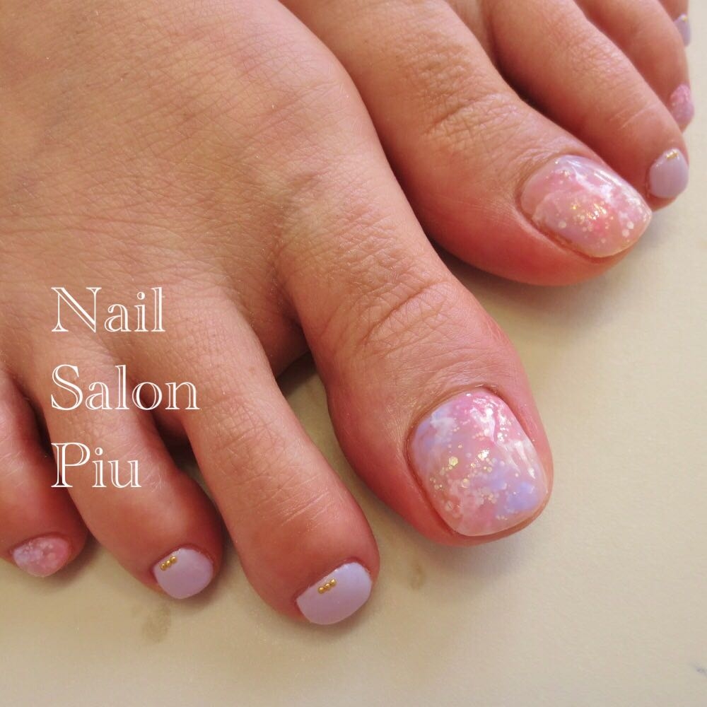 Nail Salon Piuのネイルデザイン ネイル 夏ネイル フットネイル Tredina