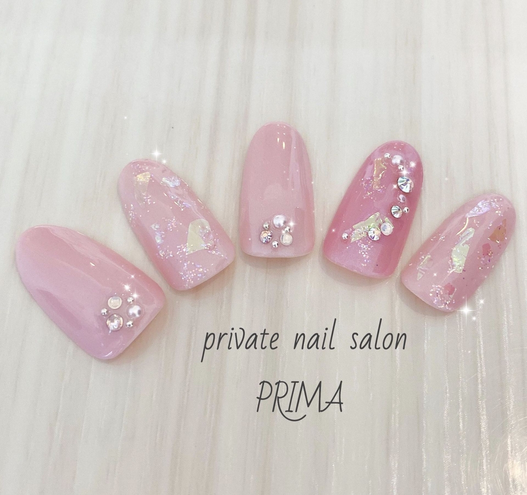 Private Nail Salon Primaのネイルデザイン ネイル オフィスネイル ピンクネイル Tredina