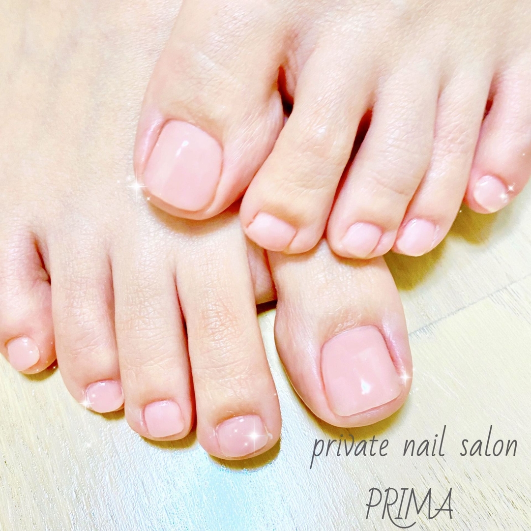 Private Nail Salon Primaのネイルデザイン ネイル ピンクネイル フットジェル Tredina