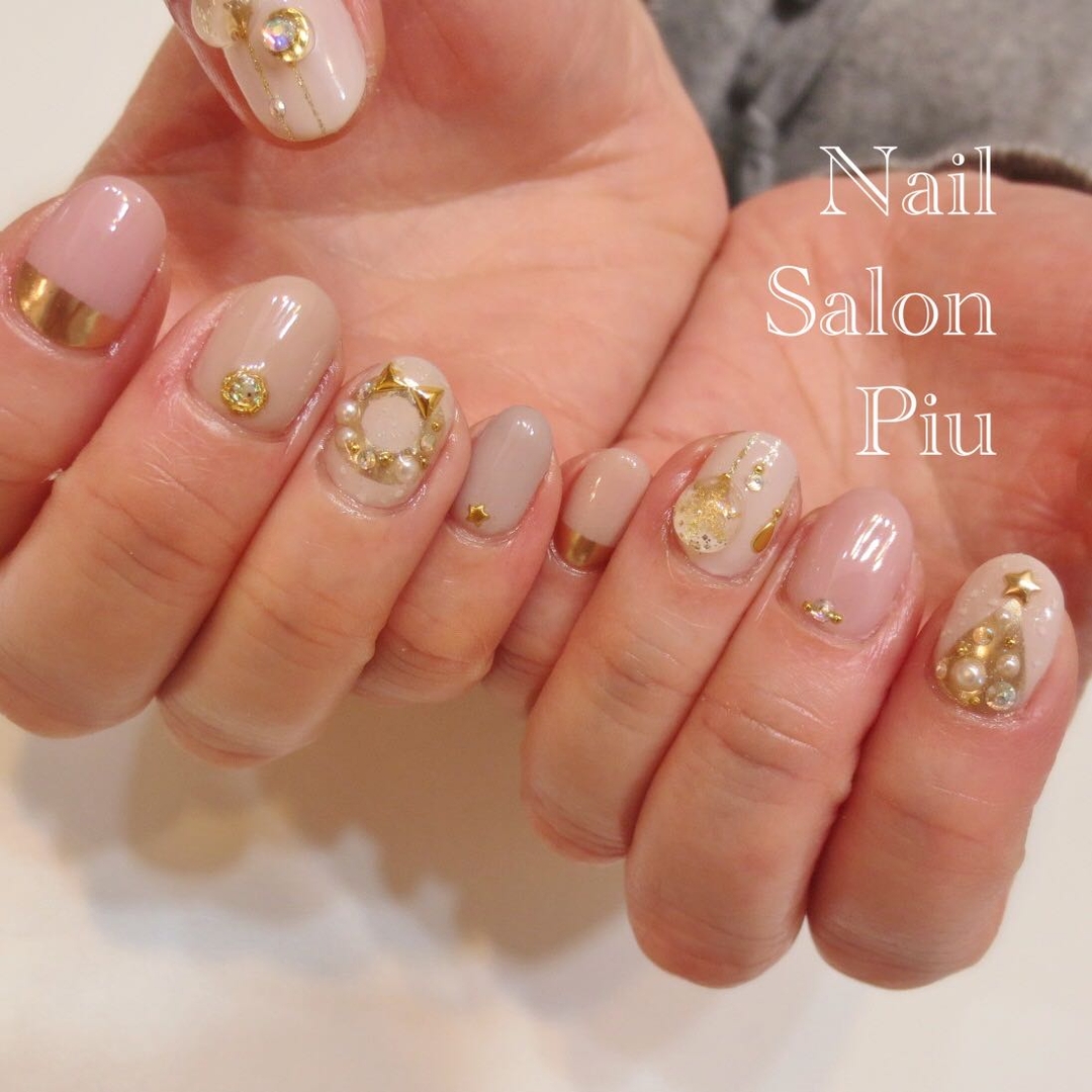 Nail Salon Piuのネイルデザイン ネイル 冬ネイル クリスマスネイル Tredina