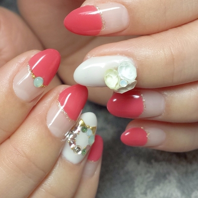 ネイルデザイン リースネイル nail2016w