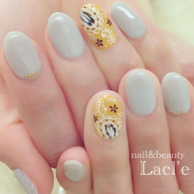 Morinoco Nailさんのネイルデザイン フラワーネイル ネイル Tredina