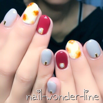 Nail Wonder Lineさんのネイルデザイン レオパードネイル ハンド Tredina