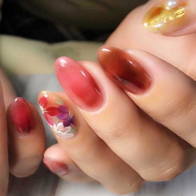 手元美人になれる、ちゅるんネイル♡みずみずしい艶感がたまらない!